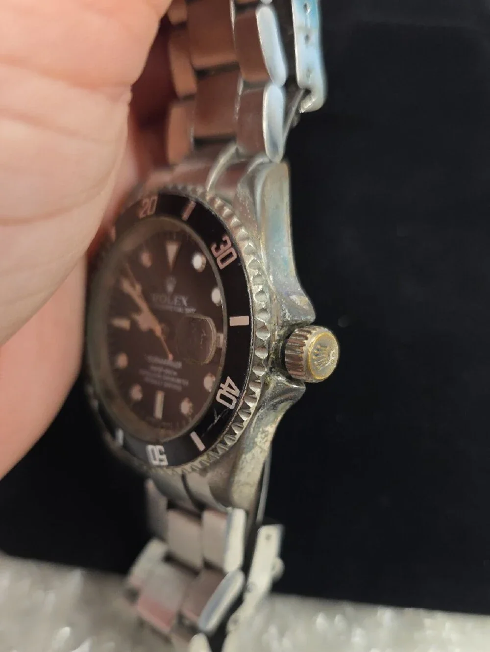 Rolex Submariner Stainless Steel with Black Dial and Bezel